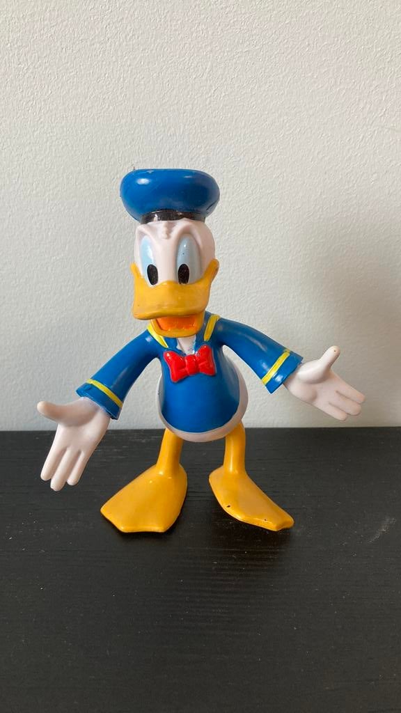 Disney Donald Duck rubberfiguurtje, Ophalen of Verzenden, Zo goed als nieuw