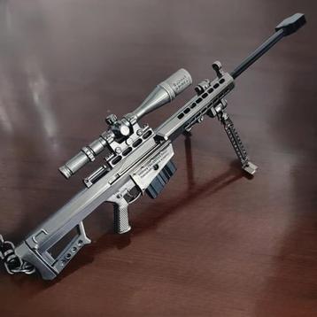 Metalen Miniatuur M82A1 Sniper Rifle Model beschikbaar voor biedingen