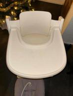 ZGAN Stokke tripp trapp wit met newborn babyset, Ophalen of Verzenden, Zo goed als nieuw, Meegroeistoel, Afneembaar eetblad