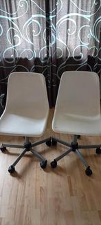 2 bureau stoelen, Ophalen, Gebruikt, Zwart