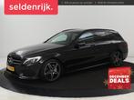 Mercedes-Benz C-klasse 200 AMG Night | Leder | Stoelverwarmi, Auto's, Automaat, Achterwielaandrijving, 4 cilinders, Zwart