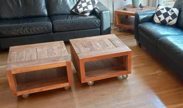 Salontafel op wielen 60x60 / 3 stuks beschikbaar beschikbaar voor biedingen