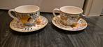 Blond Amsterdam thee mokken incl bordjes 2 stuks, Antiek en Kunst, Ophalen