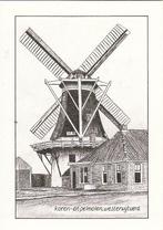 Westerwijtwerd (Gr.) Koren en Pelmolen -pentekening-, Verzenden, 1960 tot 1980, Ongelopen, Groningen