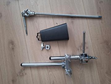 Yamaha tom arm, cowbell, boom arm beschikbaar voor biedingen