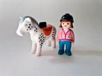 Playmobil 1.2.3 Ruiter met paard - 70404, Ophalen of Verzenden, Zo goed als nieuw, Complete set