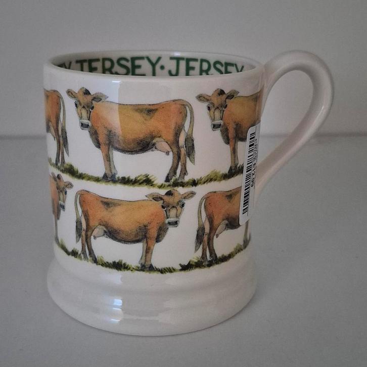 Emma Bridgewater mok 0.5 1/2pt Jersey Cow koe nieuw, Huis en Inrichting, Keuken | Servies, Nieuw, Kop(pen) en/of Schotel(s), Overige stijlen