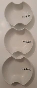 3x chip en dip bord Gusto  borrel schalen, Huis en Inrichting, Keuken | Servies, Ophalen of Verzenden, Overige stijlen