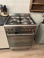 Smeg gasfornuis RVS, Ophalen, Gebruikt, 60 cm of meer, Gas