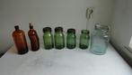 Weckflessen en apothekerspotten en haringweckfles antiek, Antiek en Kunst, Curiosa en Brocante, Ophalen of Verzenden
