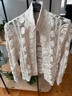 Off-White Crochet Shirt - Beige - Maat L, Kleding | Heren, Phix, Beige, Ophalen of Verzenden, Zo goed als nieuw