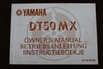 Yamaha DT50MX 1985 bromfiets instructie boek  owner's manual, Fietsen en Brommers, Ophalen of Verzenden, Gebruikt