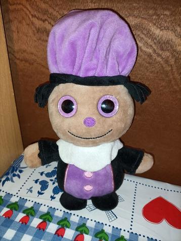 Zwarte piet knuffel Evora 24 cm groot  beschikbaar voor biedingen