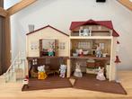 Poppenhuis Sylvanian families inclusief accessoires, Ophalen of Verzenden, Gebruikt, Poppenhuis