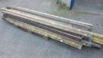 25 gebruikte metselprofielen hout 210-325cm lang, Doe-het-zelf en Verbouw, Gebruikt, Balk, Ophalen, 50 mm of meer
