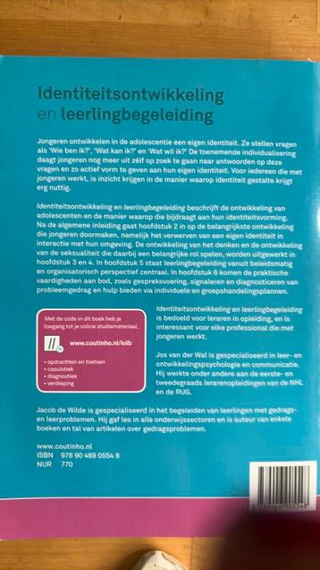 Identiteitsontwikkeling en leerlingbegeleiding beschikbaar voor biedingen