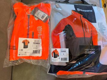 Husqvarna Werkjas & T-shirt Maat L - Nieuw! beschikbaar voor biedingen