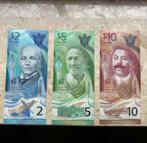Barbados nieuwste set verticale biljetten $10,5 en 2 Dollars, Postzegels en Munten, Bankbiljetten | Amerika, Ophalen of Verzenden