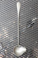 tinnen juslepel tin lepel pollepel opscheplepel sauslepel, Antiek en Kunst, Ophalen of Verzenden