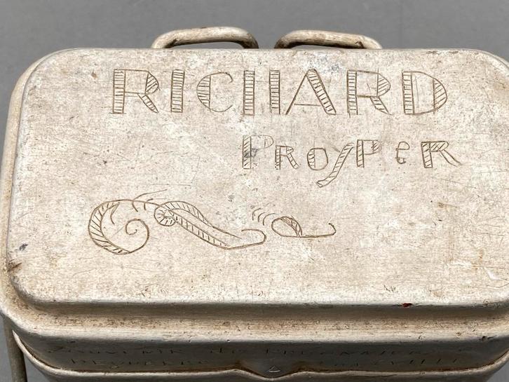 Franse eetketel krijgsgevangene 1940, Verzamelen, Militaria | Tweede Wereldoorlog, Overige gebieden, Ophalen of Verzenden