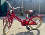 Rode meisjes fiets met bloemen Cooper supersuper 22 inch, Fietsen en Brommers, Fietsen | Meisjes, Ophalen, Gebruikt, 22 inch, Overige merken