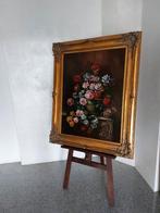 Prachtig groot formaat bloemstilleven in barokke lijst, Antiek en Kunst, Kunst | Schilderijen | Klassiek, Ophalen