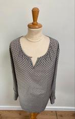 Xandres cupro blouse 46, Kleding | Dames, Blauw, Zo goed als nieuw, Maat 46/48 (XL) of groter, Xandres