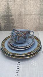 2 x Ontbijtset / Petit Dejeuner ~ Merk UNION Czecho-Slowakia, Ophalen of Verzenden