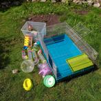 Knaagdieren hok met heel veel toebehoren, Dieren en Toebehoren, Knaagdieren en Konijnen | Hokken en Kooien, Zo goed als nieuw