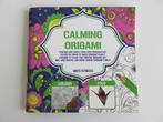 Calming Origami vouw en kleurboek, Papier, Schets- of Tekenboek, Ophalen of Verzenden, Zo goed als nieuw