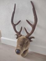 Hertenkop pluche kerst kinderkamer decoratie, Ophalen of Verzenden, Zo goed als nieuw