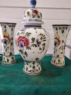 kaststel gekleurd delfts groot, Antiek en Kunst, Antiek | Vazen, Ophalen of Verzenden