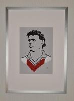 Marco van Basten B (linodruk in aluminium lijst), Minder dan 50 cm, Oorspronkelijke maker, Verzenden, Nieuw