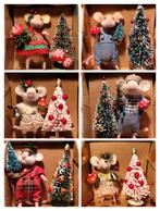 Kerstversiering. Kerstmuis met kerstboom., Ophalen of Verzenden, Nieuw