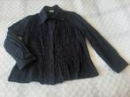 aparte zwarte blouse MS mode maat 40, Kleding | Dames, Blouses en Tunieken, Zwart, Zo goed als nieuw, MS Mode, Ophalen