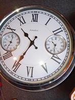 Grote Wandklok met London & New York Klokjes - 40cm, Huis en Inrichting, Woonaccessoires | Klokken, Ophalen of Verzenden, Gebruikt