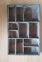 Letterbak 58x38x9 greywash, Huis en Inrichting, Woonaccessoires | Wanddecoraties, Ophalen, Zo goed als nieuw