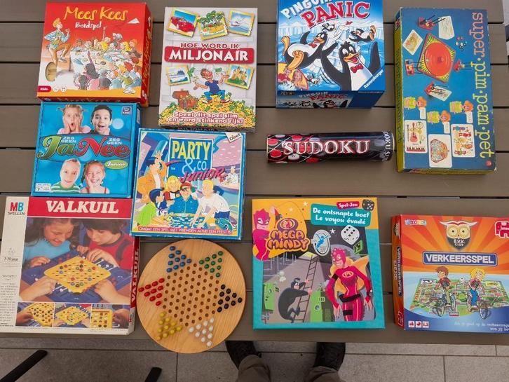 11 bordspellen in goede staat en compleet., Hobby en Vrije tijd, Gezelschapsspellen | Bordspellen, Gebruikt, Ophalen of Verzenden