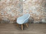 Hay AAL 83 lichtblauw bij TheReSales, Huis en Inrichting, Fauteuils, Hout, 75 tot 100 cm, Ophalen of Verzenden, Zo goed als nieuw