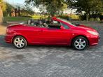 Peugeot 307 2.0 16V CC 2005 Rood, Voorwielaandrijving, 74 €/maand, Zwart, 4 cilinders