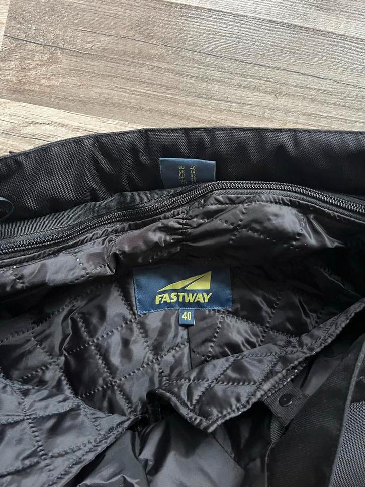 Motorbroek met bescherming - Fastway Maat 40, Motoren, Kleding | Motorkleding, Broek | textiel, Dames, Tweedehands, Ophalen of Verzenden