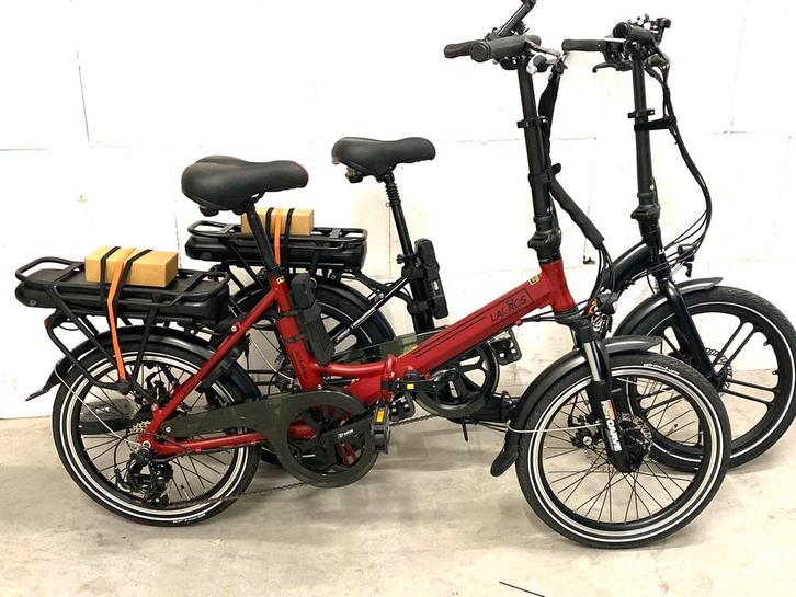 In nieuwstaat verkeert set lacros elektrische vouwfietsen, Fietsen en Brommers, Fietsen | Vouwfietsen, Zo goed als nieuw, 18 tot 20 inch
