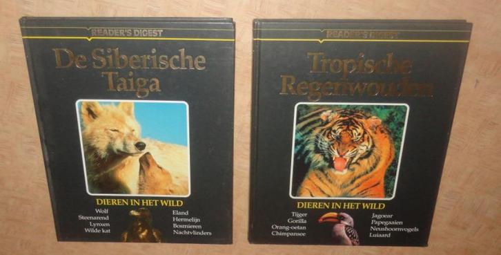Dieren in het Wild (Reader's Digest) 2 boeken, Boeken, Dieren en Huisdieren, Zo goed als nieuw, Overige diersoorten, Ophalen of Verzenden