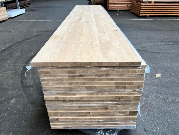 Mooie Massief Eiken meubelpanelen, Doe-het-zelf en Verbouw, Platen en Panelen, Nieuw, Hout, 20 tot 50 mm, Ophalen of Verzenden