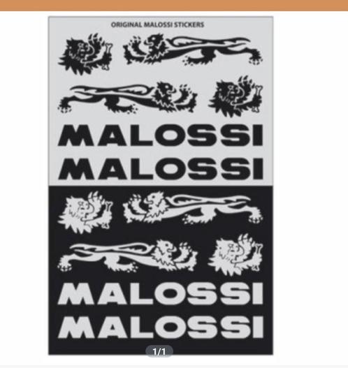 Malossi stickervel, Hobby en Vrije tijd, Stickers en Plaatjes, Nieuw, Ophalen of Verzenden