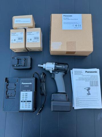 Accu slagmoersleutel Panasonic EYFMA2C – 4x accu + lader beschikbaar voor biedingen