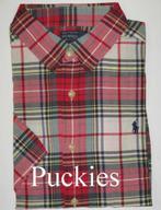 Geruit Ralph Lauren overhemd s/s maat 152/158 *NIEUW (9709), Kinderen en Baby's, Kinderkleding | Maat 152, Overhemd of Blouse