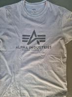 Alpha Industries shirt.  Maat S, Alpha Industries, Maat 46 (S) of kleiner, Gedragen, Grijs
