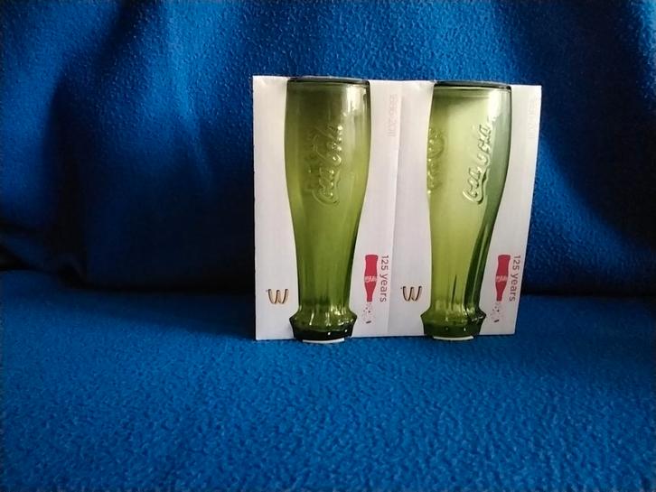 16 coca cola - mac donald glazen Nog nieuw in verpakking., Verzamelen, Glas en Borrelglaasjes, Nieuw, Frisdrankglas, Ophalen of Verzenden
