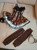 Superleuke carnavalsjurk Panter meisje mt M, Ophalen of Verzenden, Nieuw
